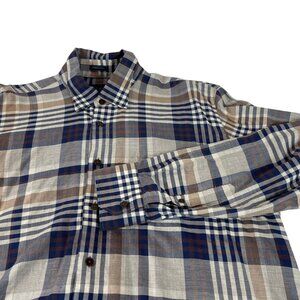 Calder Carmel Limeted Edition Plaid Button Shirt‎ Sz XL Mens Pocket
